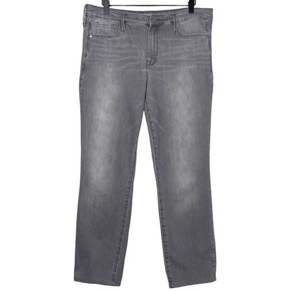 Athleta Sculptek Skinny Jean Grey Wash Size 12 - Picture 3 of 11